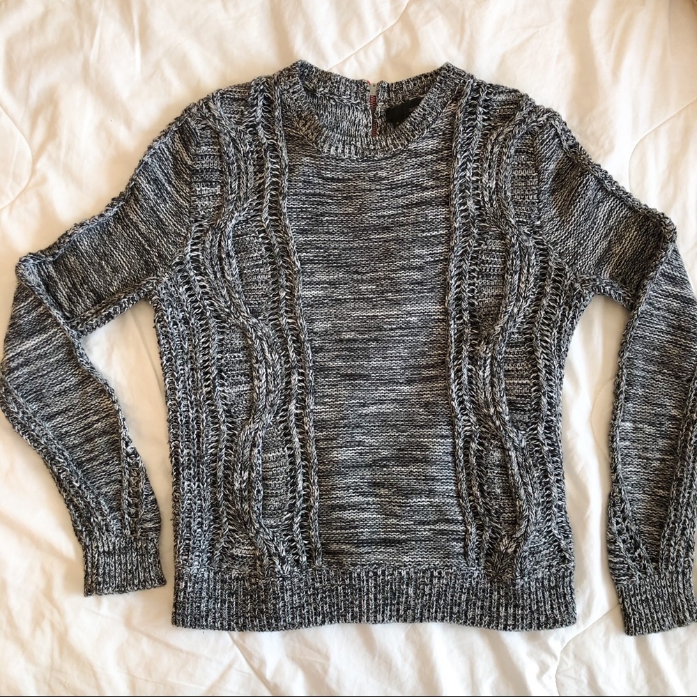 Cashmere/Cotton Knit Sweater